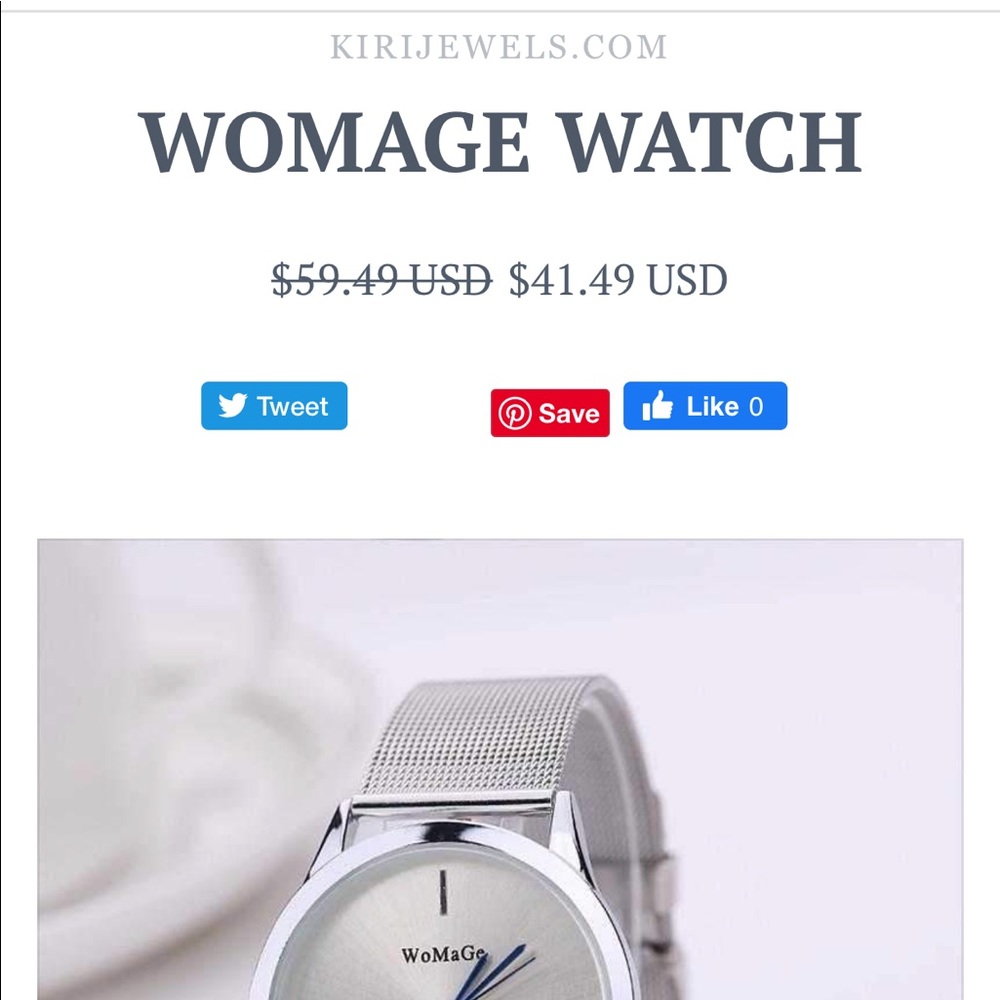 Luxurious WoMaGe woman’s watch - Picture 3 of 4